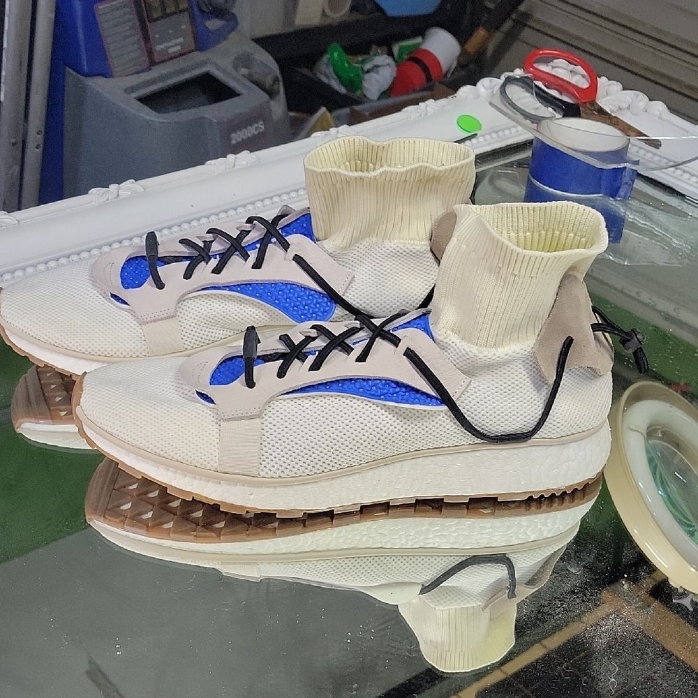 Mens 13 Adidas AW Run Alexander Wang in the white colorway.  Perfect.